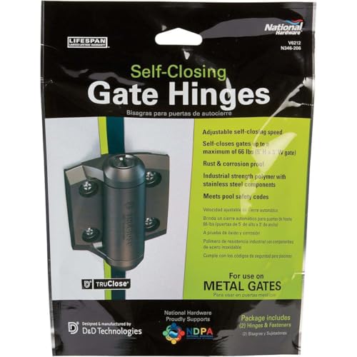 Stanley 7.5 in. H x 10.25 in. W Black Stainless Steel Gate Latch