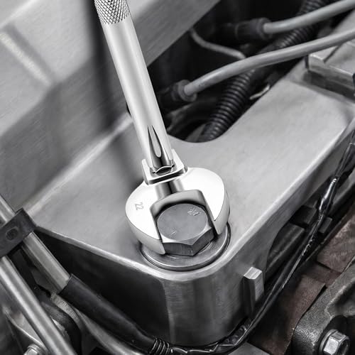 VEVOR Crowfoot Wrench Set, 3/8" Drive, 22-Piece Metric and SAE Size Crows Foot Wrenches, CR-MO Alloy Steel, with Storage Tray, Dual Size Markings on Tools and Tray, for Auto Maintenance or Repairs - size: 3/8" 22 PCS