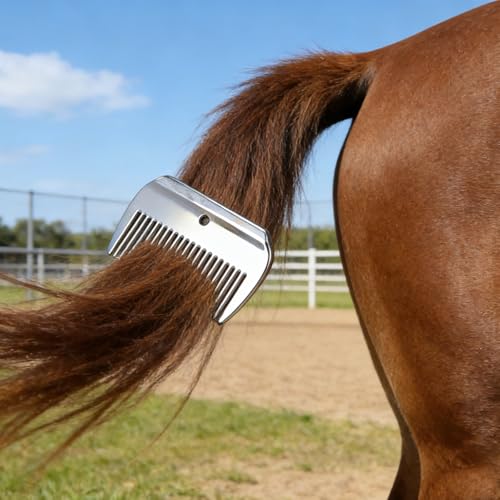 2PCS Aluminum Alloy Horse Comb - For Mane and Tail