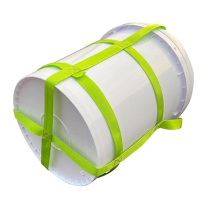 Bucket Sling Lifting for 5 Gallon Bucket Green，Multifunctional Handling Sling，Webbing Sling is Load Rated Up to 200Pounds