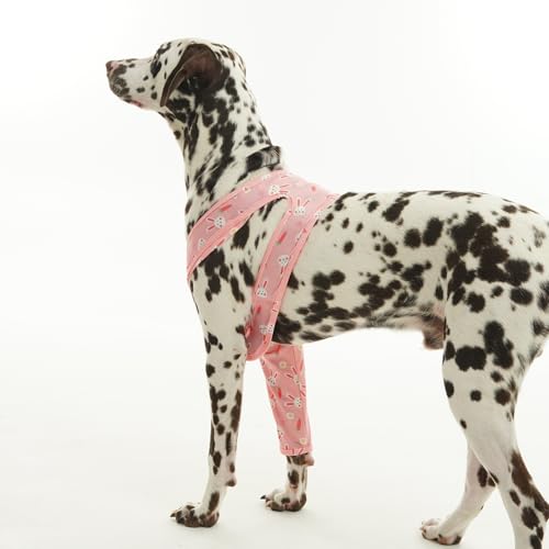 Dog Front Leg Recovery Sleeve Stop Licking Skin Bandage Wounds - color: Rabbit, size: XS