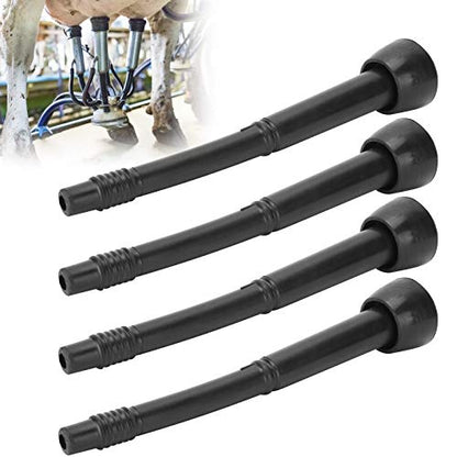 4 PCS Milking Machine Liners, Milk Liner Soft Rubber Teat Cup Liners, Milking Liner Replacement 300mm, fits for Milking Machine, Milk Hall, Milking Cup Group, for Goat, Cattle