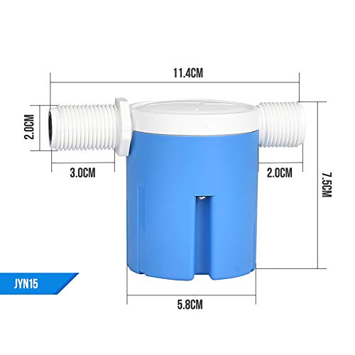 1/2" Automatic Water Level Control Valve, Inside Type,Side inflow - style: 1/2" Side Inner