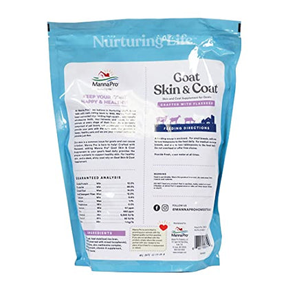 Manna Pro Goat Skin & Coat Supplement with Vitamins, 4 lb Bag