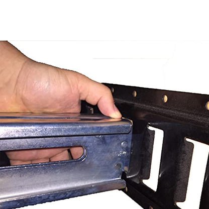 DC Cargo Mall E-Track Shoring Beams 93"-102" Adjustable Truck Cargo Bar (Pack of 2) Unshakable Cargo Load Bars for Trailers & Box Trucks, Break Strength 3000 lb - Versatile Decking & Securement