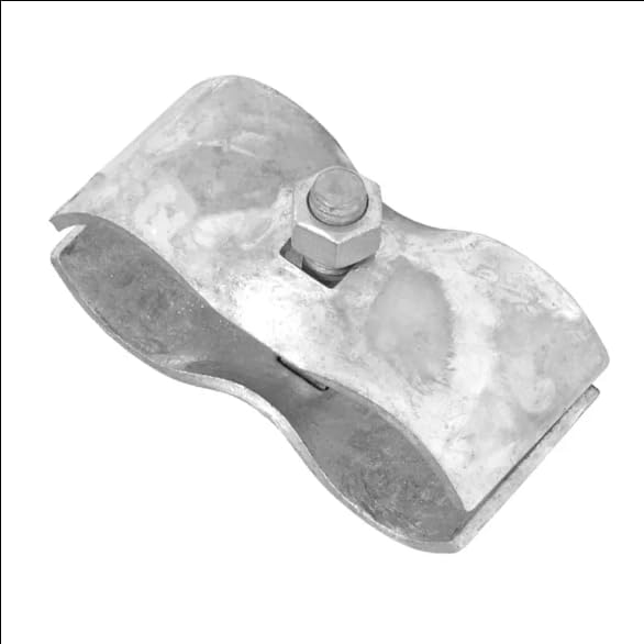Plutreas Chain Link Fence Panel Clamps 1-5/8" Dog Kennel Panel Clamps for Round Pipe Panel Frame (Pack of 20)