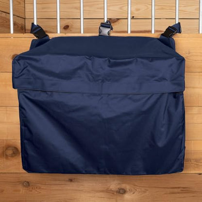Schneiders Stall Front Large Horsewear Bag II | Durable 600D Polyester | Teflon Coated | Extra Large Capacity | Secure Fastening | Color Navy - color: Navy