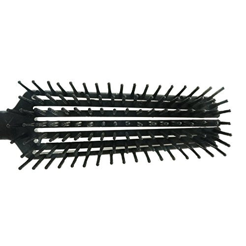 2pcs Horse Pet Detangler Plastic Comb for Long Tail Mane Forky Comb (Black) - color: Black