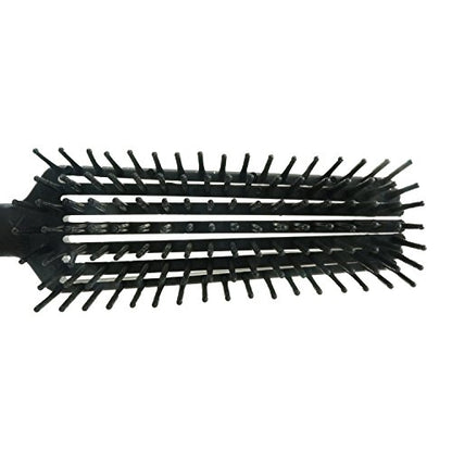 2pcs Horse Pet Detangler Plastic Comb for Long Tail Mane Forky Comb (Black) - color: Black