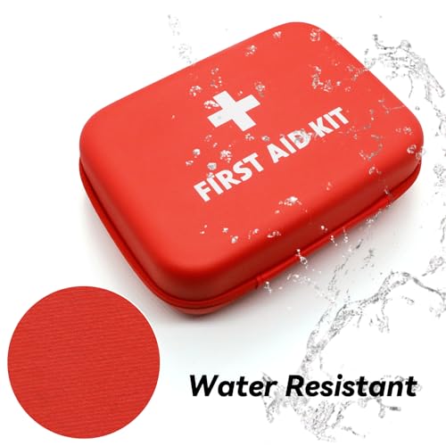 Faylapa Travel First Aid Pouch, Empty First Aid Bag, 9x7x3 inches Portable Outdoor First Aid Medical Storage Organizer Bag for Travel, Boat, Office, Sports, Hiking, Outdoor(Bag Only)