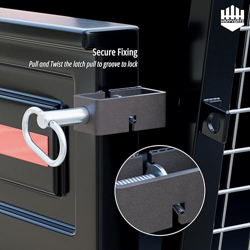 5-1/8'' Heavy Duty Trailer Gate Latch, Weld-On Spring Latch for Tracks 2pcs - size: 5-1/8''