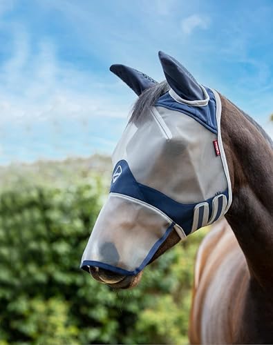 LeMieux ArmourShield Pro Full Fly Mask - color: Navy