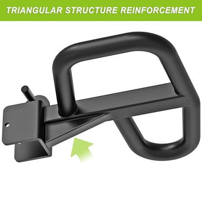 SELEWARE Dip Bar Attachment for Power Rack, 2 x 2 Tube, Multi Grip Handle - color: Multi Grip Dip Bar Attachment for 1" Hole of 2x2 inch Rack