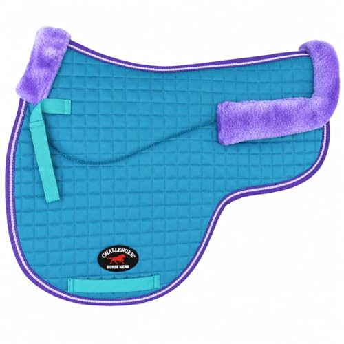 St. Charles Challenger Horse Contoured Fleece Lined Quilted English Saddle Pad 72111
