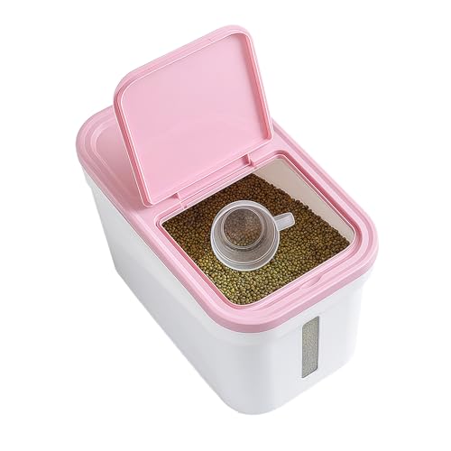 Rice Storage Container 22 lbs Storage Box with Lid Food Storage Flour Bin for Kitchen Pantry Organization, Pet Dog Cat Food Storage Container