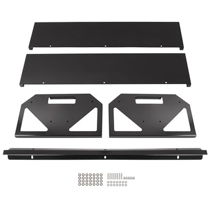 Livestock Feeding Trough 22 Gallon Capacity 45" Hay Feeder Heavy - color: Black