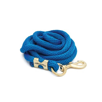 Weaver Leather Poly Lead Rope, Blue, 10'