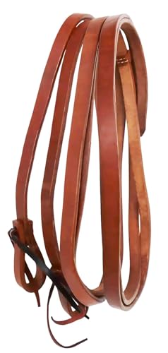 Horse 7' 4" x 5/8" Horse Western Harness Leather Tie End Split Reins 66RT15