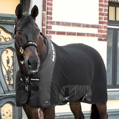 Back on Track Royal Mesh Sheet Deluxe Horse Blanket - color: Black, size: 84" (160cm)
