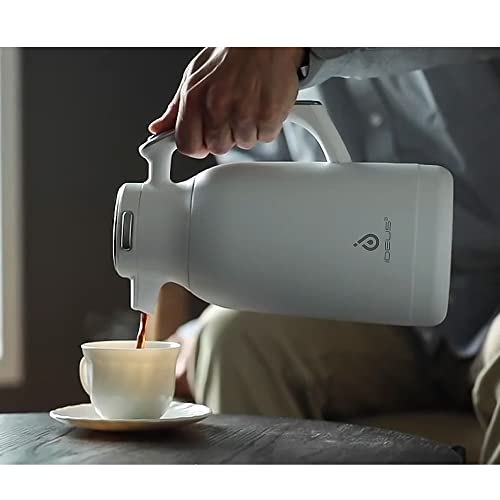 IDEUS Thermal Coffee Carafe 68oz, Beverage Dispenser Metallic - color: Metallic, size: 68 Ounces