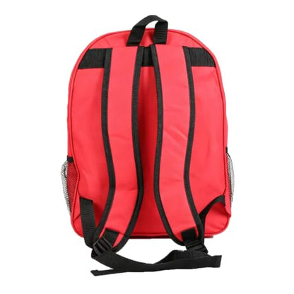 Red Emergency Bag First Aid Backpack Empty Medical Treatment First Responder Trauma Bags for Hiking Outdoors Travel Camping Pet Dog Cat Daycare (Red White) - color: Red White