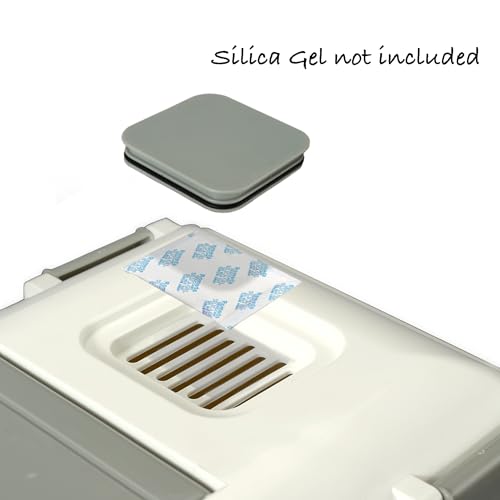 Airtight Pet Food Storage Container, Holds 30 Lbs - color: White, size: 30 lbs
