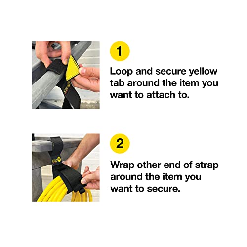Twin-Straps by Wrap-It Storage - 12" (6-Pack) - size: 12" (6 Pack)