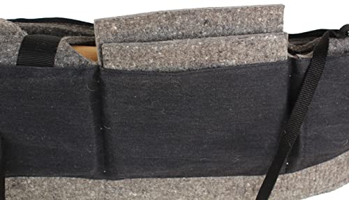 Australian Wool-Felt Moisture Wicking Horse Comfort Shim Pad Grey 109SP537