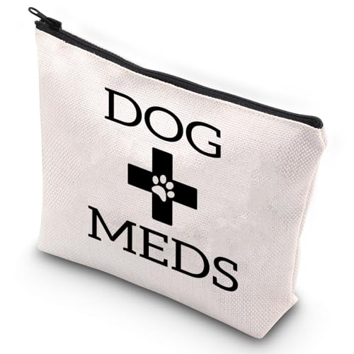 G2TUP Dog Medicine Bag - Vet Tech Gifts, Dog Essentials Storage for Travel, Camping, Car Emergency - color: Dog Meds
