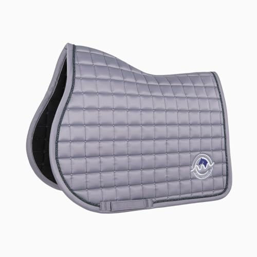 EQUINEWAVE GP Saddle Pad – Satin-Finish Quilted Design - color: Lilac Gray
