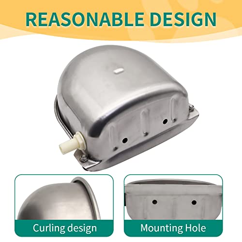 Automatic Cattle Waterer Stainless Steel Dog Water Bowl Outdoor & Indoor