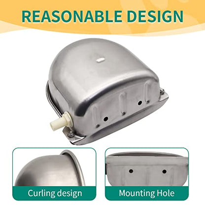 Automatic Cattle Waterer Stainless Steel Dog Water Bowl Outdoor & Indoor