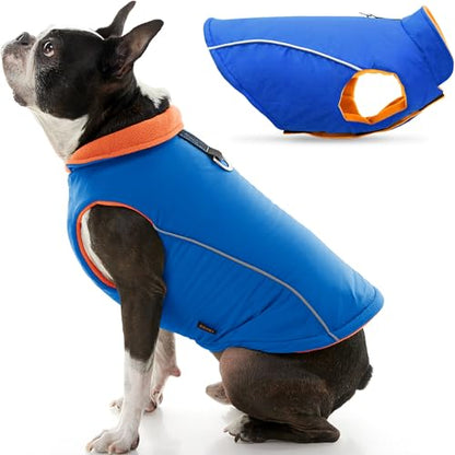 Gooby Sports Vest Dog Jacket, Blue, Medium - color: Blue, size: Medium chest (~16.5")