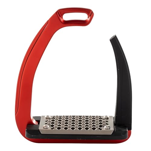 Acavallo Rel-X Easy Stirrups - color: Red