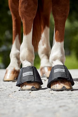 Horze ProBell Horse Bells, Black, XL