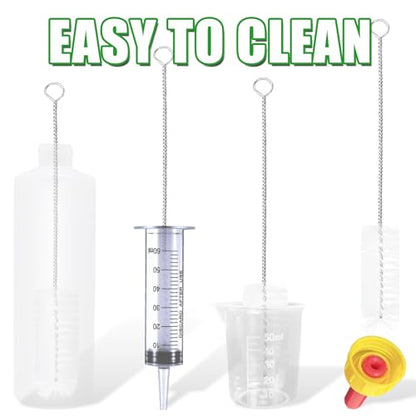 Lamb and Goat Kid Feeding Kit, Goat Nipple and Bottles Set, 60 ml Syringes, for Lamb, Dog, Sheep,Piglet,Rabbit Feeding