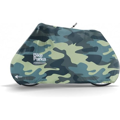 BikeParka STASH Waterproof Bicycle Cover (CAMO) - color: Camouflage