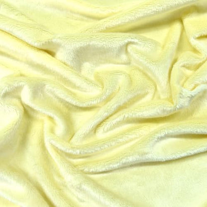 Surf turtle Light Yellow Super Soft Minky Fabric by The Yard, 36"x60" - color: Light Yellow