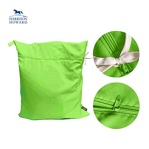 Harrison Howard Pet Washing Bag Dog Cat Horse Hair Laundry Bag for Rug Sheet Boots Pets Laundry Helper Neon Green - color: Neon Green