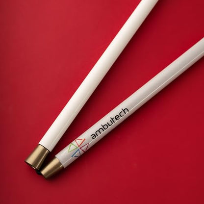 NO-JAB® Ambutech Cane, Ambutech's Best Graphite Shaft with a Rolling Marshmallow Tip, “No More Sharp Jabs to Your Body”. Quality Makes a World of Difference. (Patent 10,898,406 B2) - size: 50-Inch