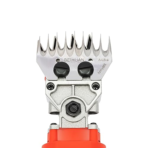 1200W Electric Sheep Shears, 2800R/Min Farm Livestock Shearing Machine Animals Grooming Haircut Trimmer Soft Shaft Wool Scissors Adjustable Tightness for Sheep Alpacas Goats, Farm Livestock - style: 1200W Shear