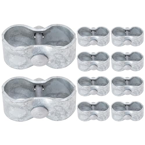 VIVIDA Dog Kennel Clamps 1-5/8", 10-Pack, Chain Link Fence Panel Clamps - size: ‎1-5/8" (10 PCS)
