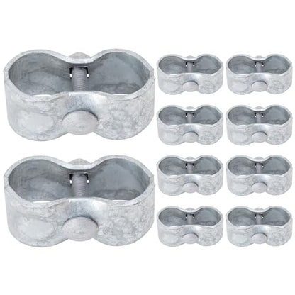 VIVIDA Dog Kennel Clamps 1-5/8", 10-Pack, Chain Link Fence Panel Clamps - size: ‎1-5/8" (10 PCS)