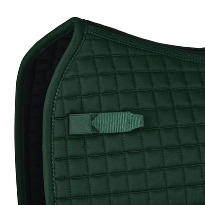 WeatherBeeta Prime Air-Tec Dressage Saddle Pad - color: Forest Green, size: Large