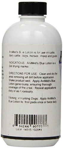 Animed Blue Lotion Topical w/Dauber 8oz - size: 8-Ounce