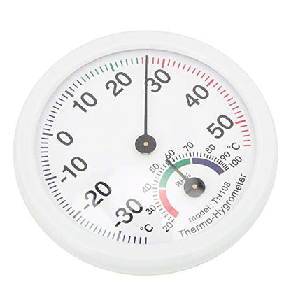 Digital Thermometer Hygrometer for Indoor Household Temperature and Humidity Monitor with LCD Display