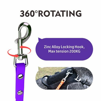 m yyAA Dog Long Leash, Purple, 6FT - color: Purple, size: 6FT