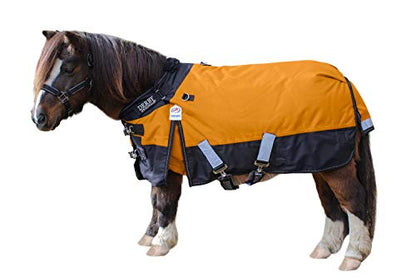 Derby Originals Nordic-Tough 1200D Heavyweight Mini Horse & Pony Turnout Blanket – Waterproof, Reflective, 300g Insulation, Triple-Layer Design, 210T Lining, 2-Year Warranty