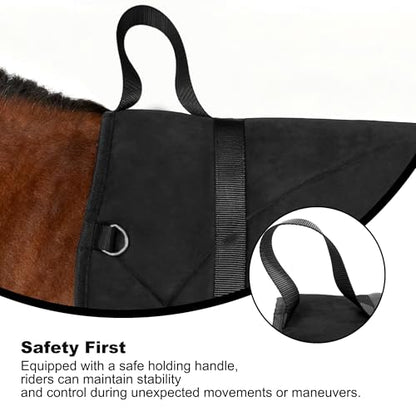 Saddle Pad Western, Classic Contour Saddle Pad, Ortho Pad Horse Saddle Pad, Saddle Blanket - color: Black