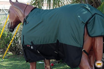HILASON 1200D Turnout Sheet Hunter Green, 78 in - color: Hunter Green, size: 78 in